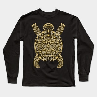 Hawaiian Traditional Sea Turtle Long Sleeve T-Shirt